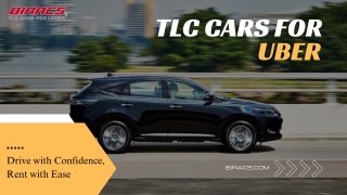 TLC Cars for Uber and Ride-Sharing