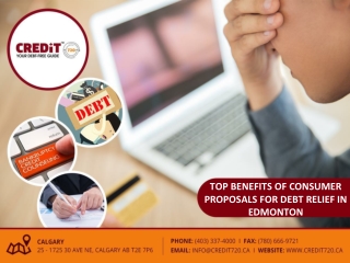 Top Benefits of Consumer Proposals for Debt Relief in Edmonton