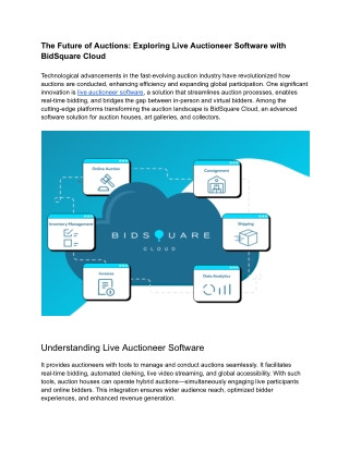 The Future of Auctions_ Exploring Live Auctioneer Software with BidSquare Cloud