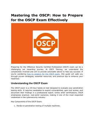 mastering the oscp how to prepare for the oscp