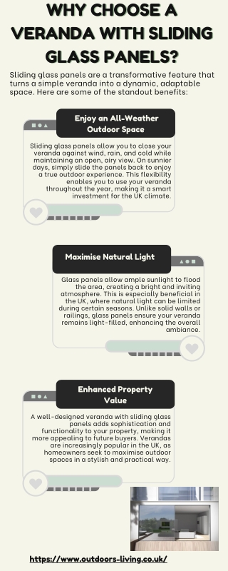 Why Choose a Veranda with Sliding Glass Panels