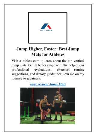 jump higher faster best jump mats for athletes