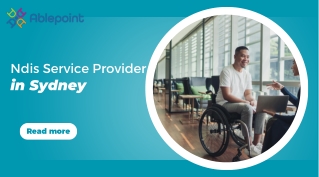 Ndis Service Provider in Sydney