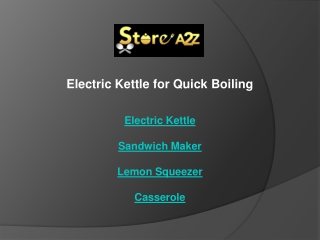 electric kettle for quick boiling