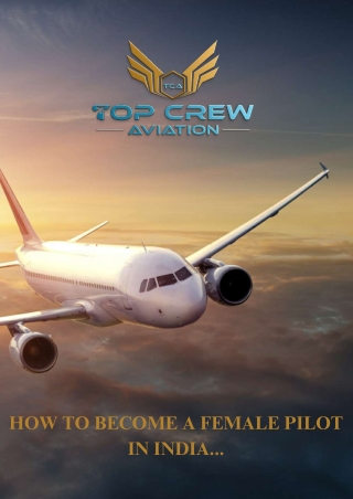 Pilot Training for Indian Girls: Easy Steps