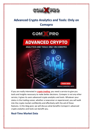 advanced crypto analytics and tools only