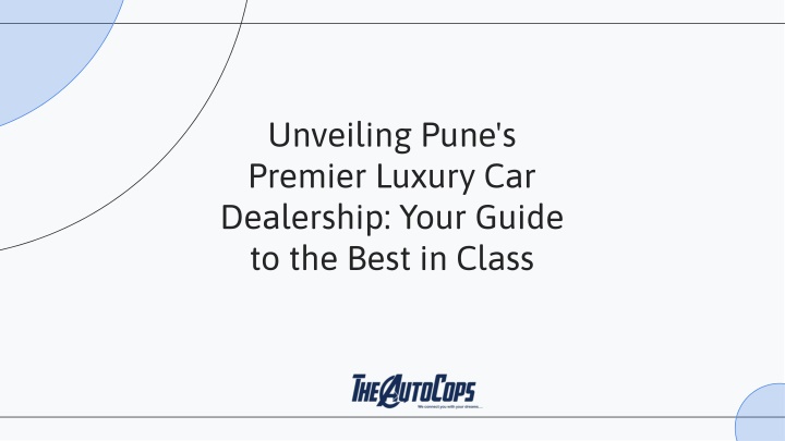 unveiling pune s premier luxury car dealership