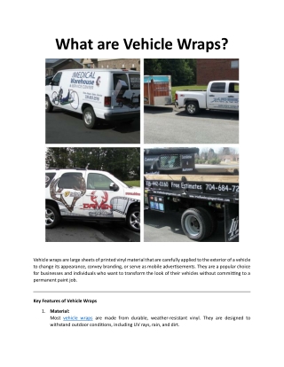 what are vehicle wraps