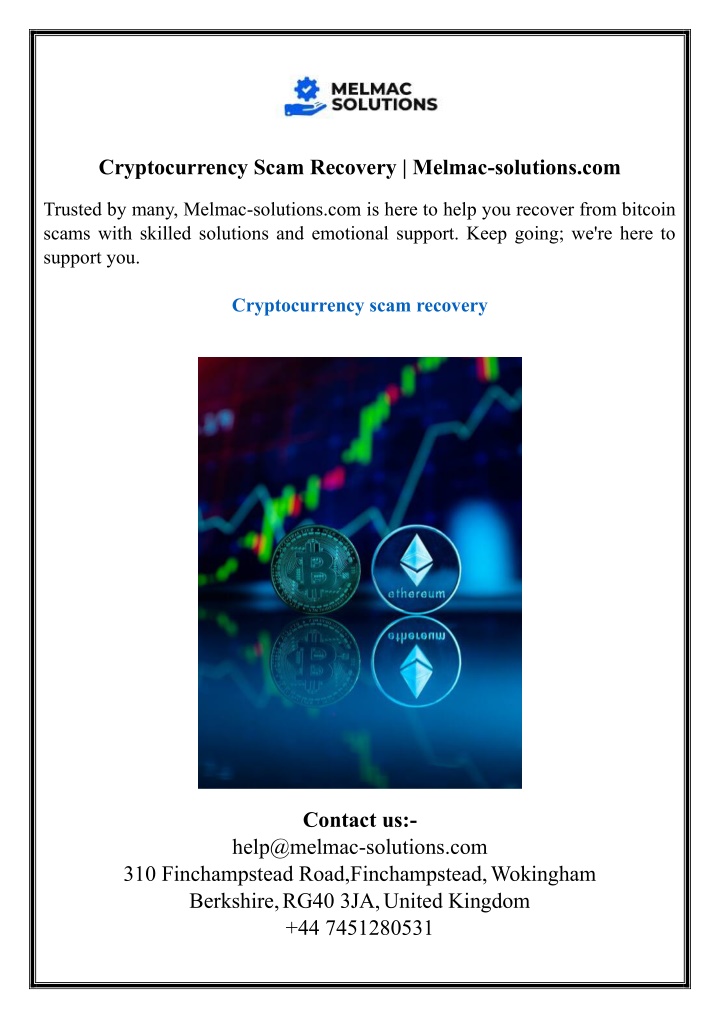 cryptocurrency scam recovery melmac solutions