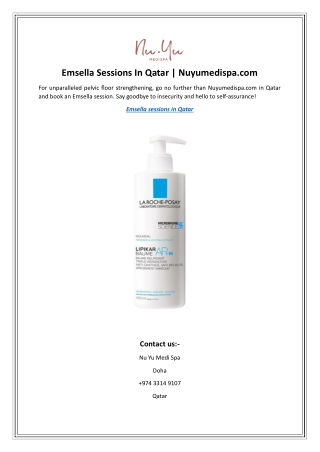 emsella sessions in qatar nuyumedispa com