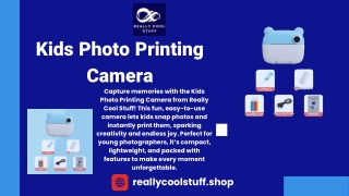 Kids Photo Printing Camera