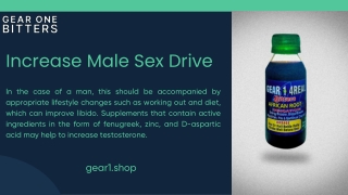 Increase Male Sex Drive