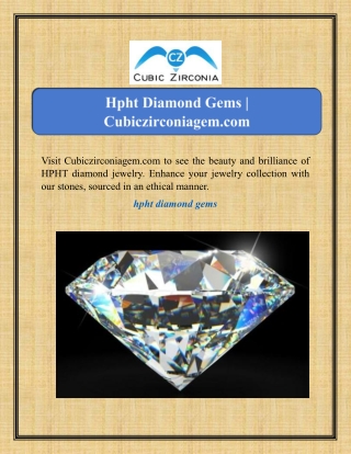 visit cubiczirconiagem com to see the beauty