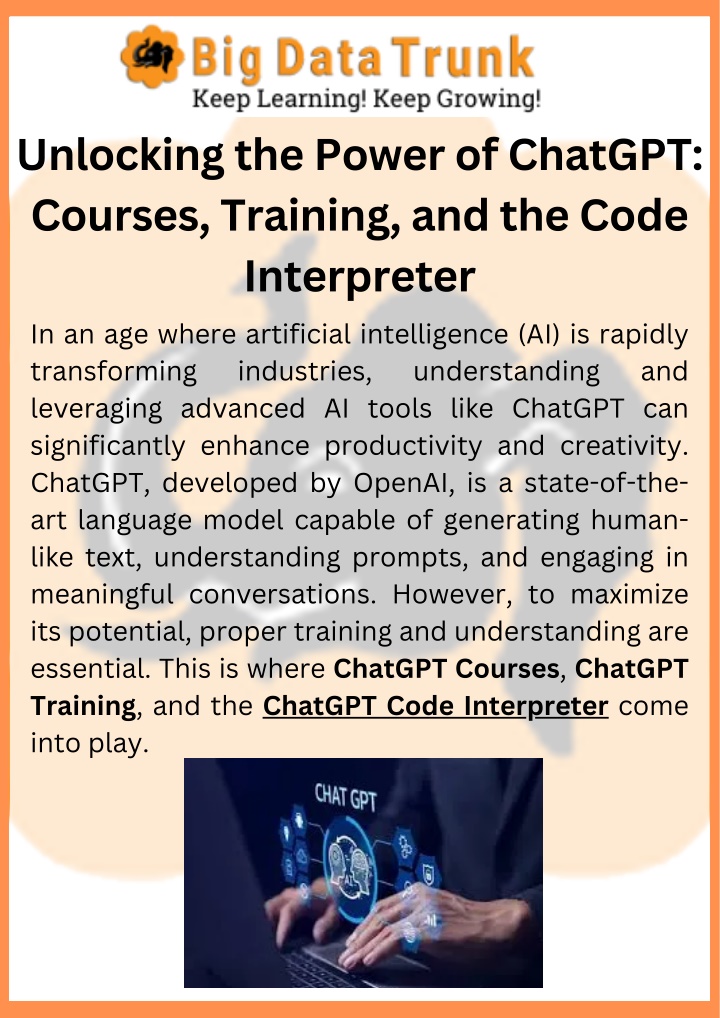 unlocking the power of chatgpt courses training