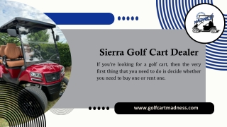 Sierra Golf Cart Dealer