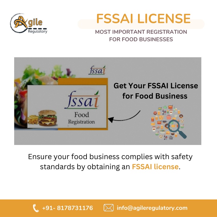 fssai license most important registration