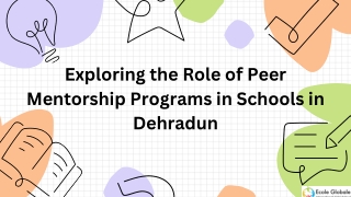 exploring the role of peer mentorship programs