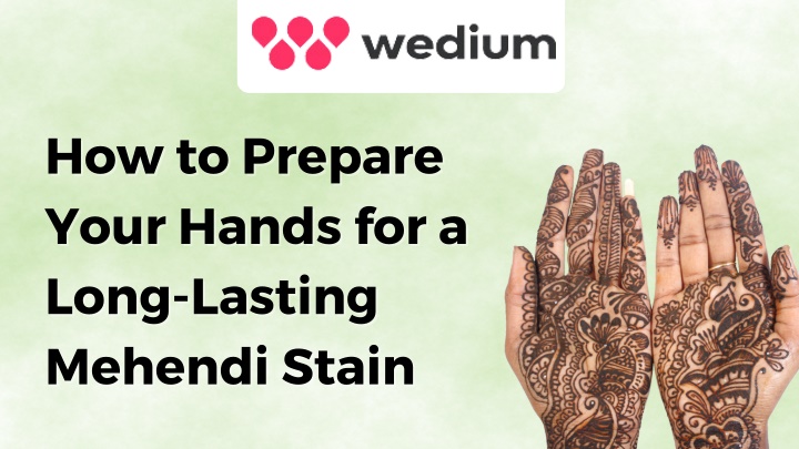 how to prepare how to prepare your hands