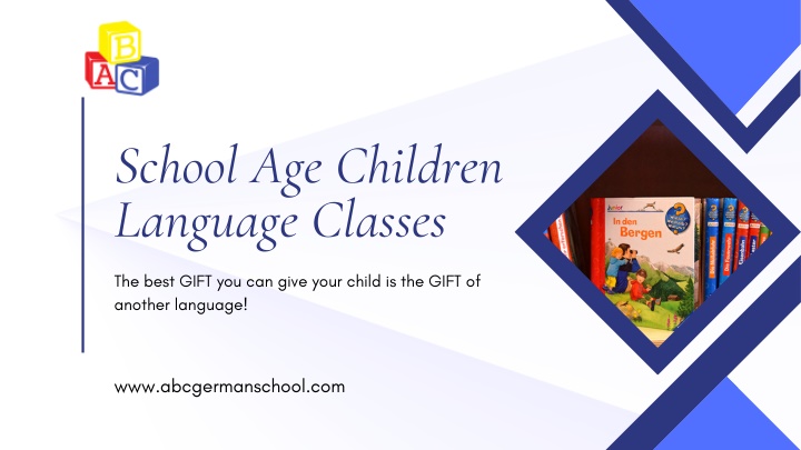 school age children language classes