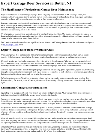 AKK Garage Doors