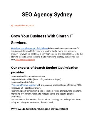 Best SEO Services in Shimla
