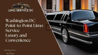 washington dc point to point limo service luxury