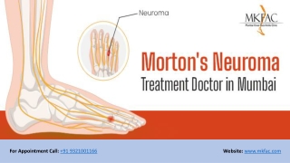 Morton's Neuroma Treatment Doctor in Mumbai | MKFAC