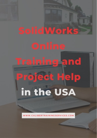 Your Path to Success: SolidWorks Online Training and Project Help in the USA