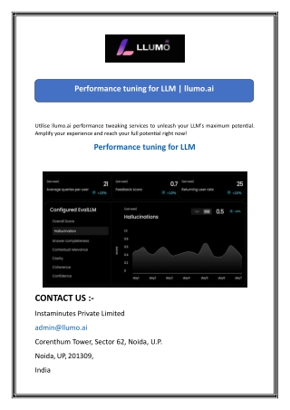 performance tuning for llm llumo ai