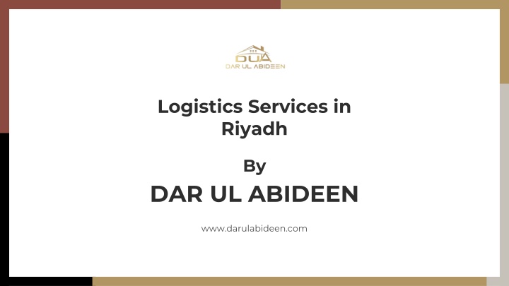 logistics services in riyadh