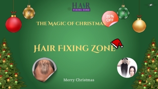 Christmas Special Offer on Hair Replacement Solutions