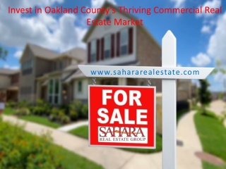 Invest in Oakland County's Thriving Commercial Real Estate Market