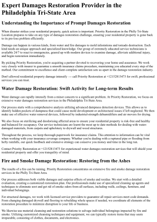 expert damages restoration provider