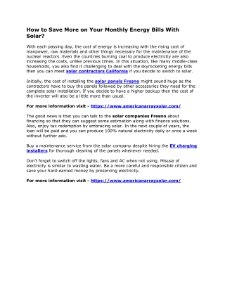 how to save more on your monthly energy bills