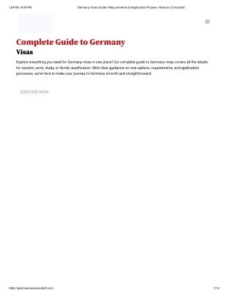 Comprehensive Guide to German Visa Information and Services