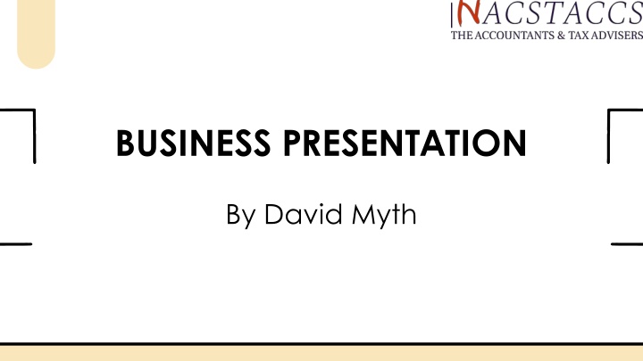 business presentation