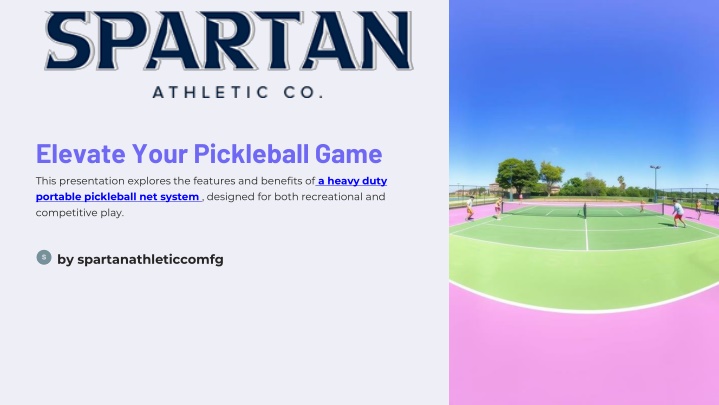 elevate your pickleball game this presentation