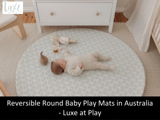 Reversible Round Baby Play Mats in Australia - Luxe at Play