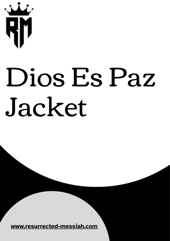 dios es paz jacket