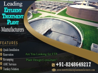 Effluent Treatment Plant Construction in Hyderabad