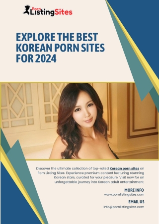 Explore the Best Korean Porn Sites for 2024