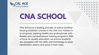 Online CNA Course in USA – Start Your Healthcare Journey