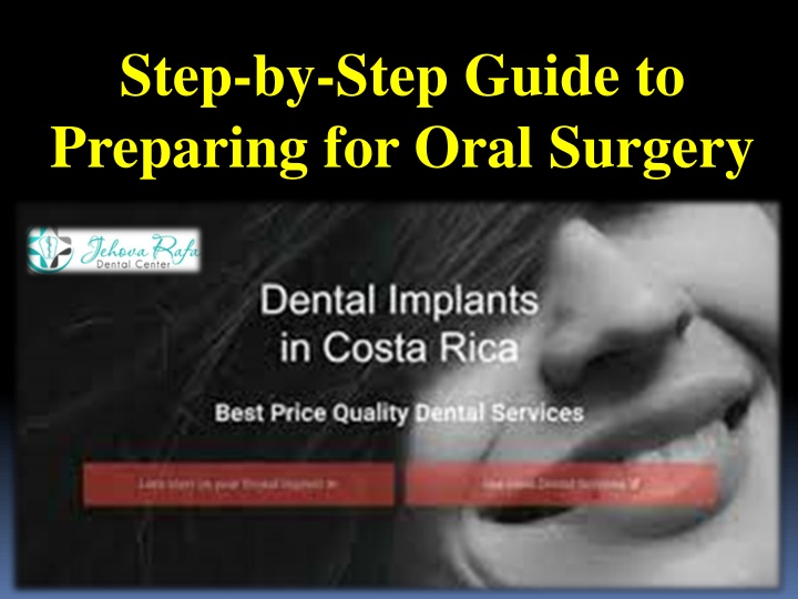 step by step guide to preparing for oral surgery