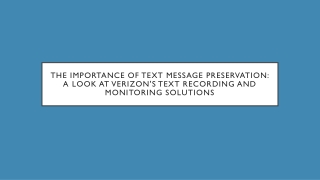 the importance of text message preservation