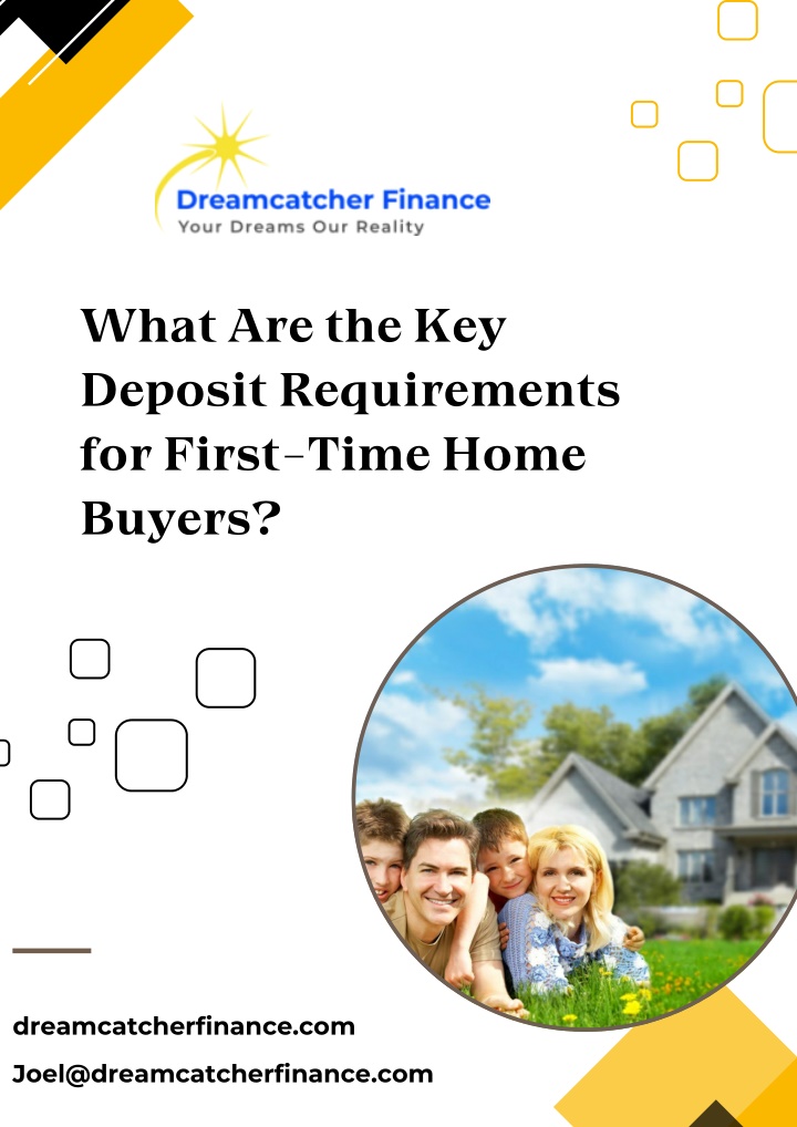 what are the key deposit requirements for first