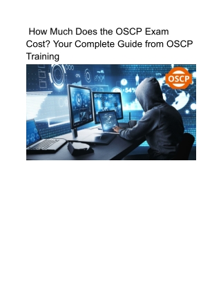 how much does the oscp exam cost your complete