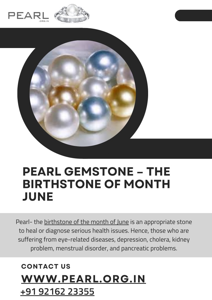 pearl gemstone the birthstone of month june