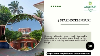 5 Star Hotel in Puri