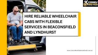 Hire Reliable Wheelchair Cabs with Flexible Service in Beaconsfield and Lyndhurst