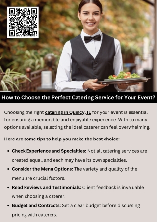 How to Choose the Perfect Catering Service for Your Event?